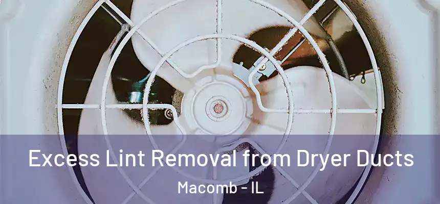 Excess Lint Removal from Dryer Ducts Macomb - IL
